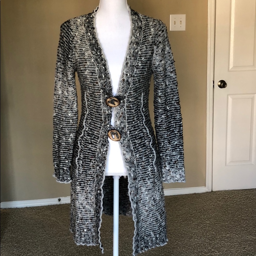 BCBG MaxAzria Sweater Cardigan Long Medium